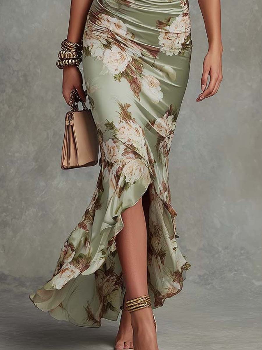 BERNADETTE | SCULPTED SILHOUETTE MAXI DRESS