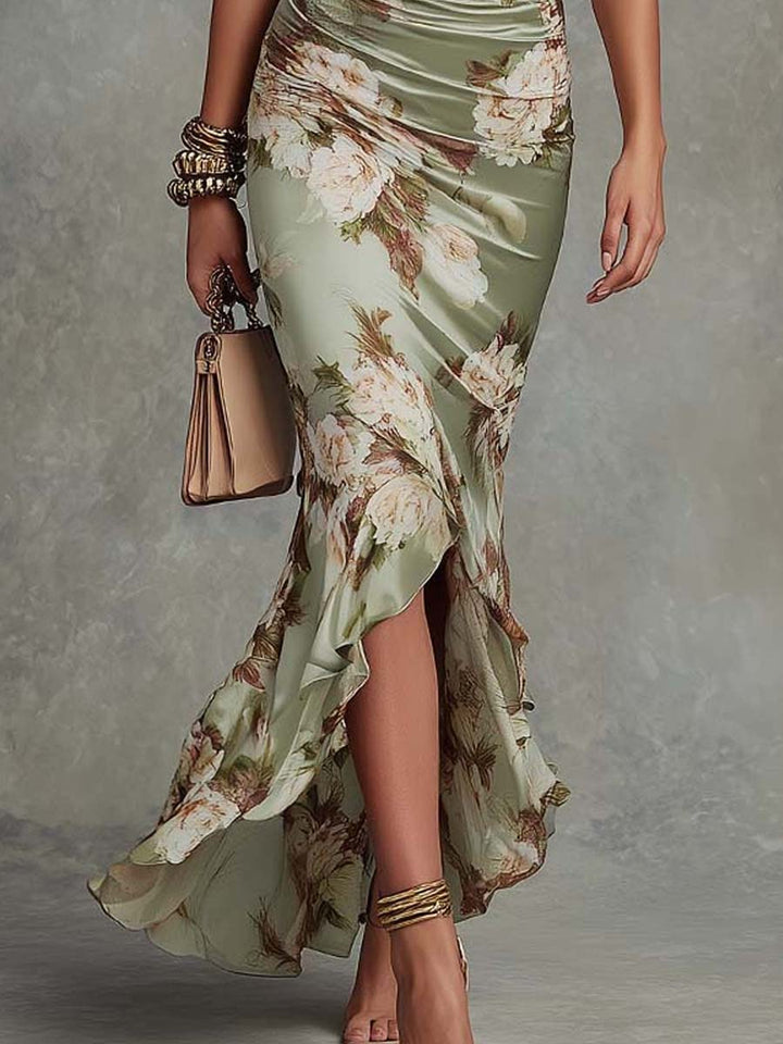 BERNADETTE | SCULPTED SILHOUETTE MAXI DRESS