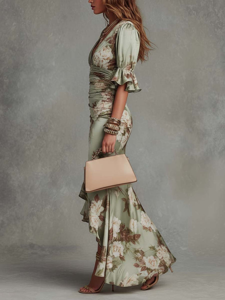 BERNADETTE | SCULPTED SILHOUETTE MAXI DRESS