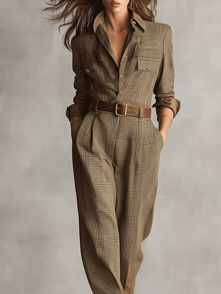AVERY BELTED JUMPSUIT | A DEFINED WAIST AND CONFIDENCE IN ONE OUTFIT