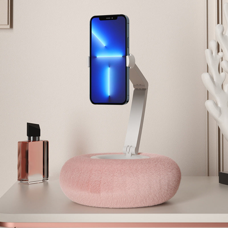 Adjustable Phone Stand with Plush Pillow Base Set of 2 2