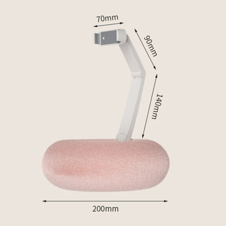Adjustable Phone Stand with Plush Pillow Base Set of 2 7
