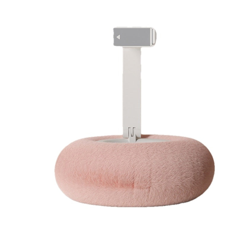 Adjustable Phone Stand with Plush Pillow Base Set of 2 on white