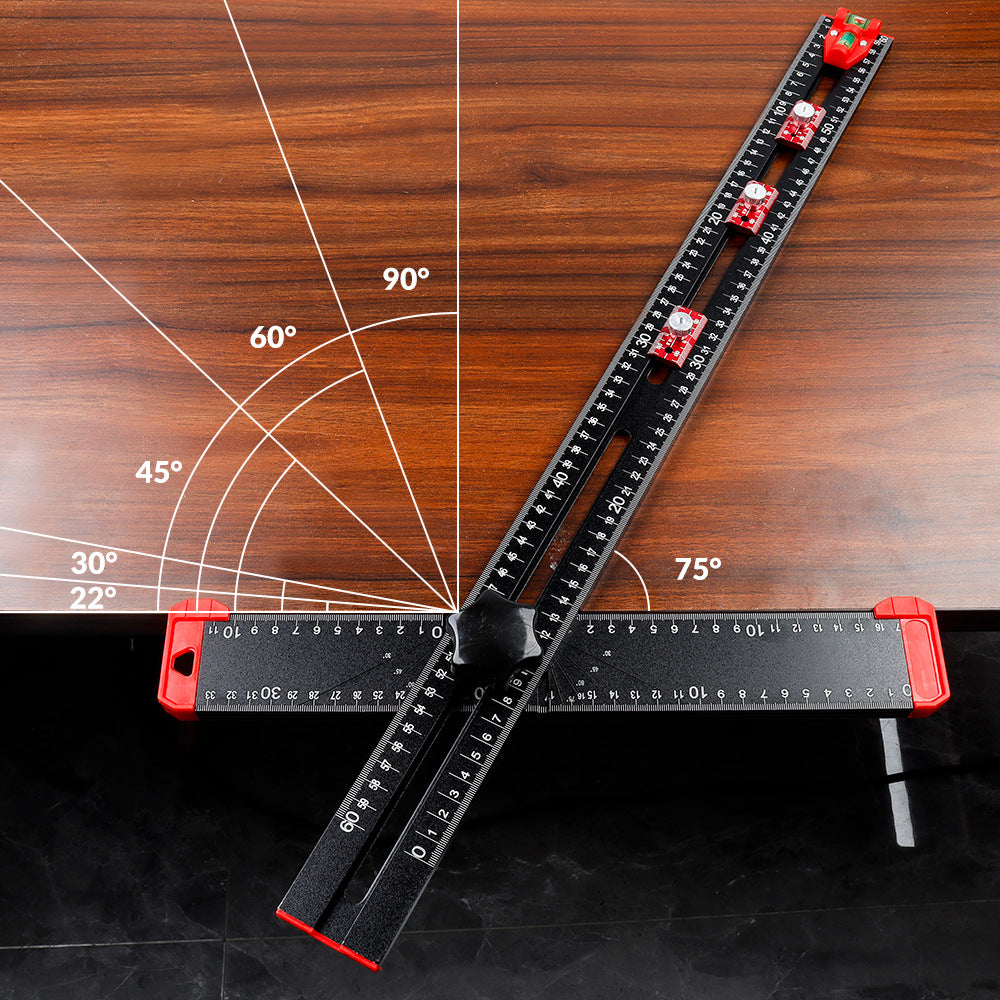 Adjustable T Square Ruler 25.6 Inch Aluminum 1