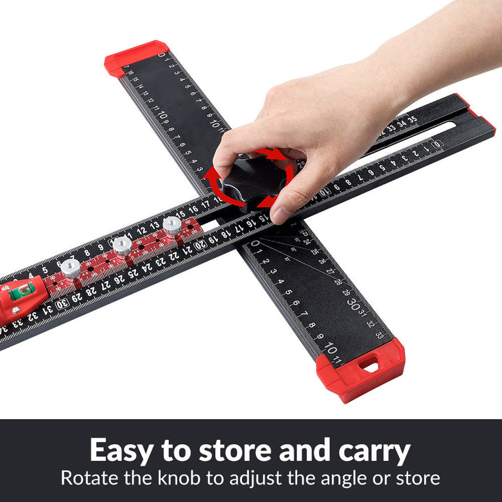Adjustable T Square Ruler 25.6 Inch Aluminum 4