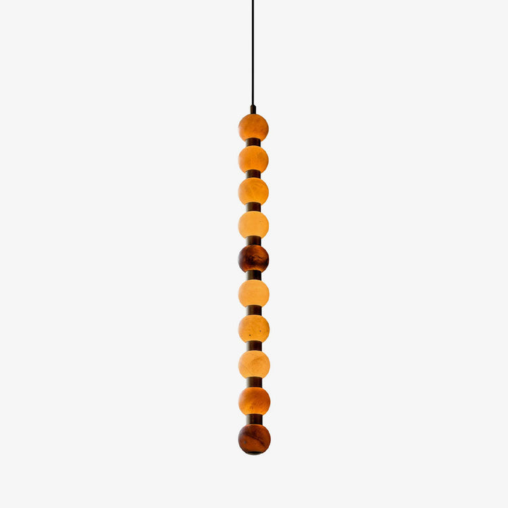 Alabaster Bead Pendant Light Stacked Cluster 4 Light 10.2 in 1