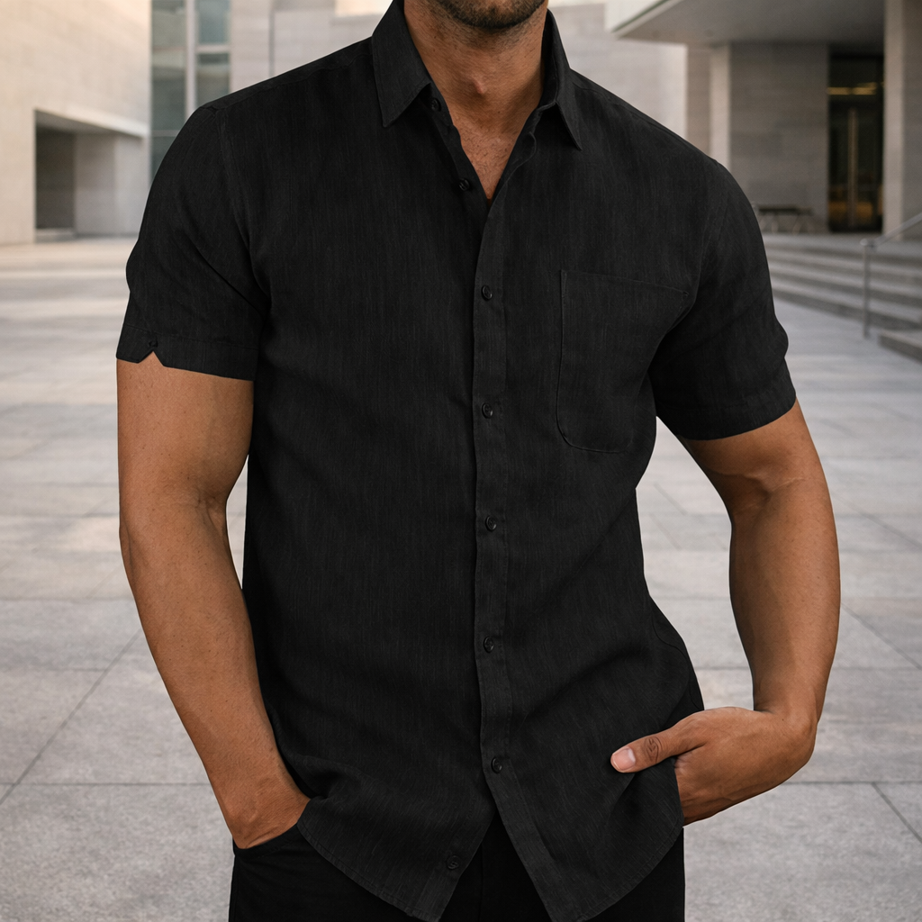 ALISTAIR SHORT SLEEVE SHIRT | EASY STYLE FOR WARM DAYS
