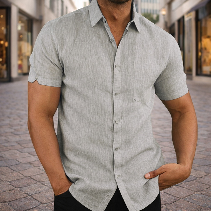 ALISTAIR SHORT SLEEVE SHIRT | EASY STYLE FOR WARM DAYS
