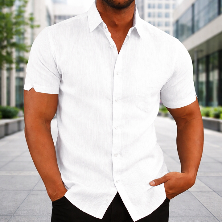 ALISTAIR SHORT SLEEVE SHIRT | EASY STYLE FOR WARM DAYS