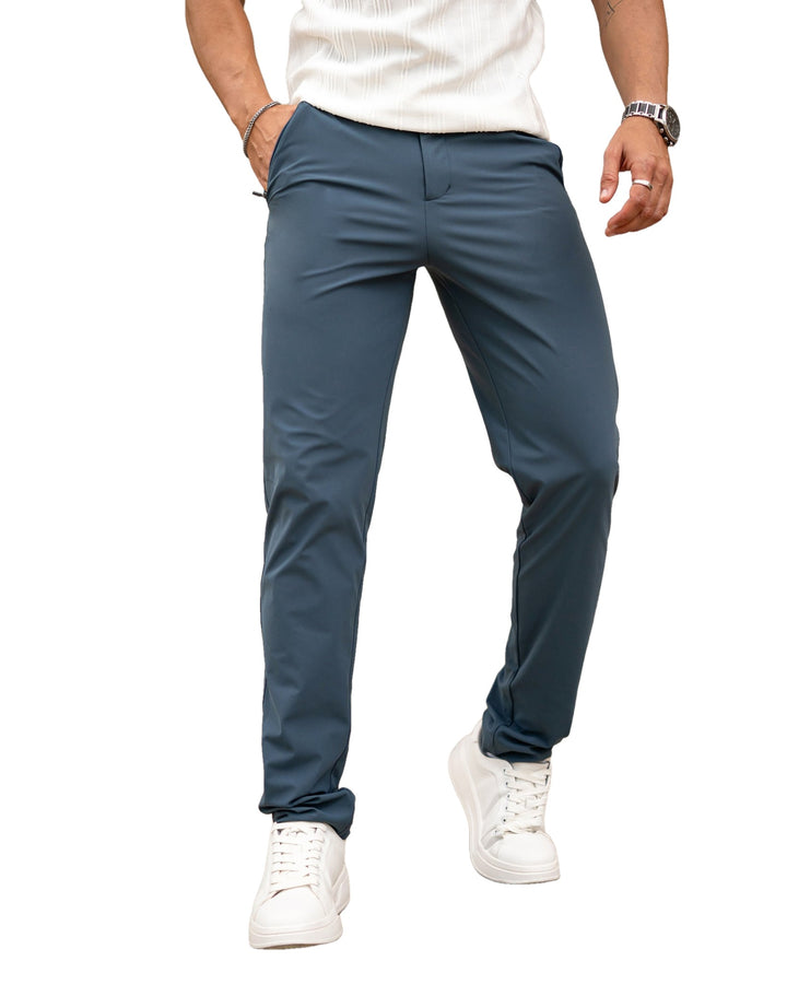 Athletic Fit Stretch Chino Pants Set of 3 on white