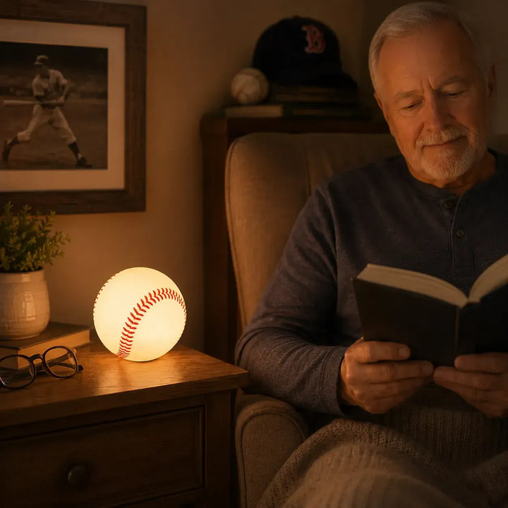 Baseball Night Light 3.1 in PLA Desk Lamp Set of 2 2