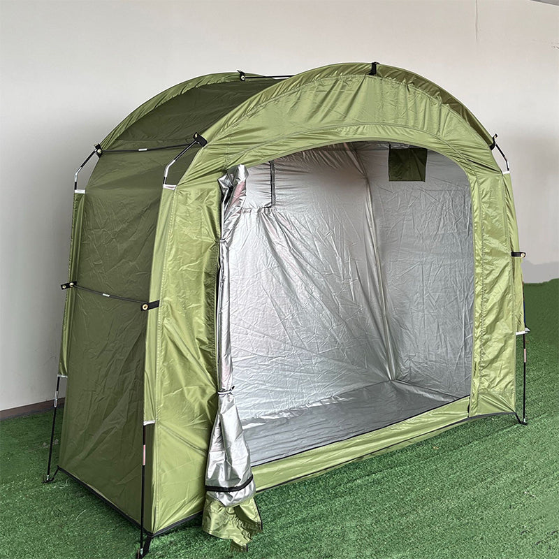 Bike Storage Tent Silver Coated Oxford 5