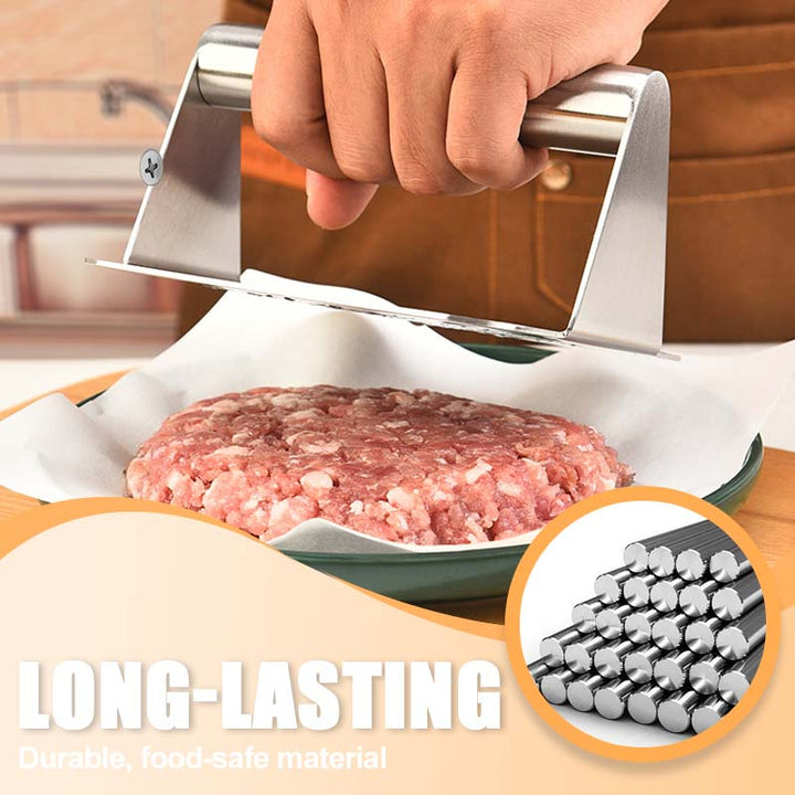Burger Press Stainless Steel Set of 2 3