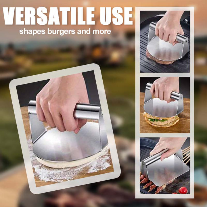 Burger Press Stainless Steel Set of 2 4