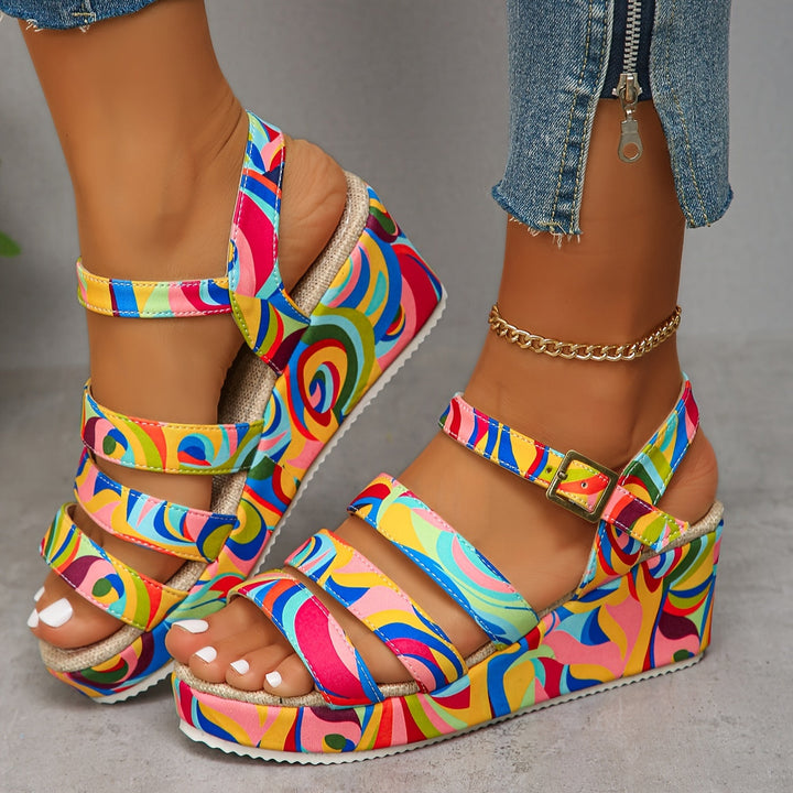 CORA | EASY TRAVEL PLATFORM ANKLE STRAP SANDAL