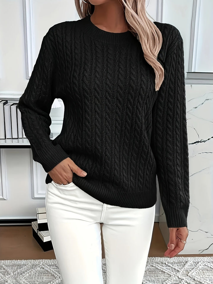 OVERSIZED ROUND-NECK PONCHO | LAID-BACK LUXURY FOR MODERN LIVING