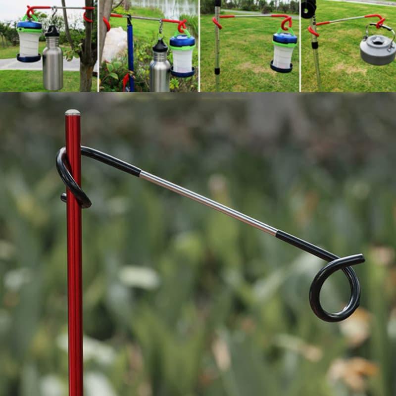 Camping Hook S Shape Iron Set of 3 1