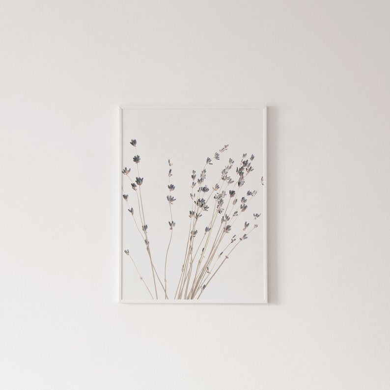 Canvas Wall Art Eucalyptus and Lavender Prints Set of 3 Unframed 1