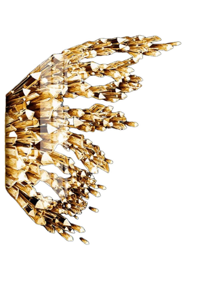 Canvas Wall Art Gold Butterfly Wing Prints Set of 2 Unframed on white
