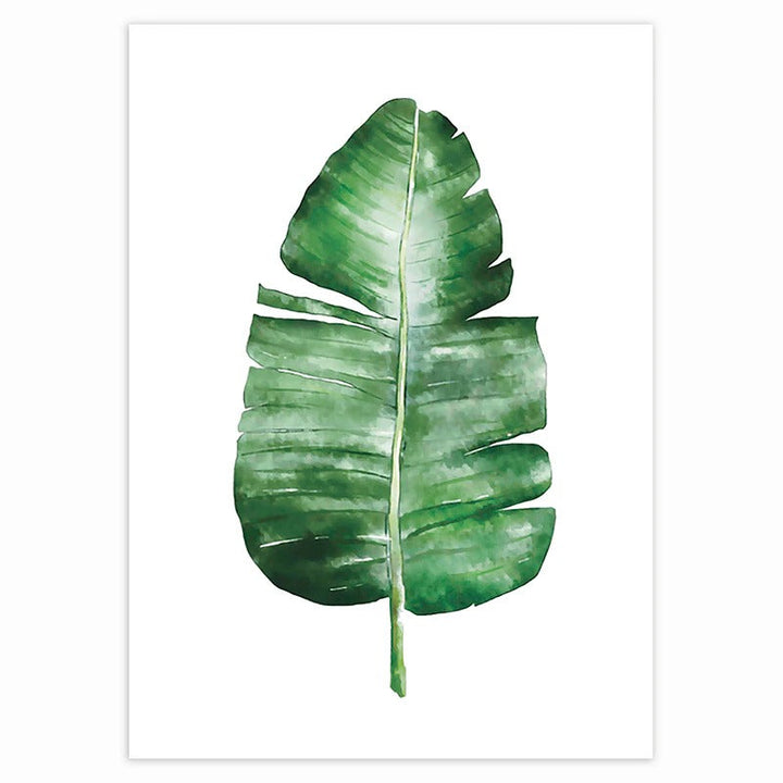 Canvas Wall Art Tropical Leaf Prints Set of 9 Unframed 4