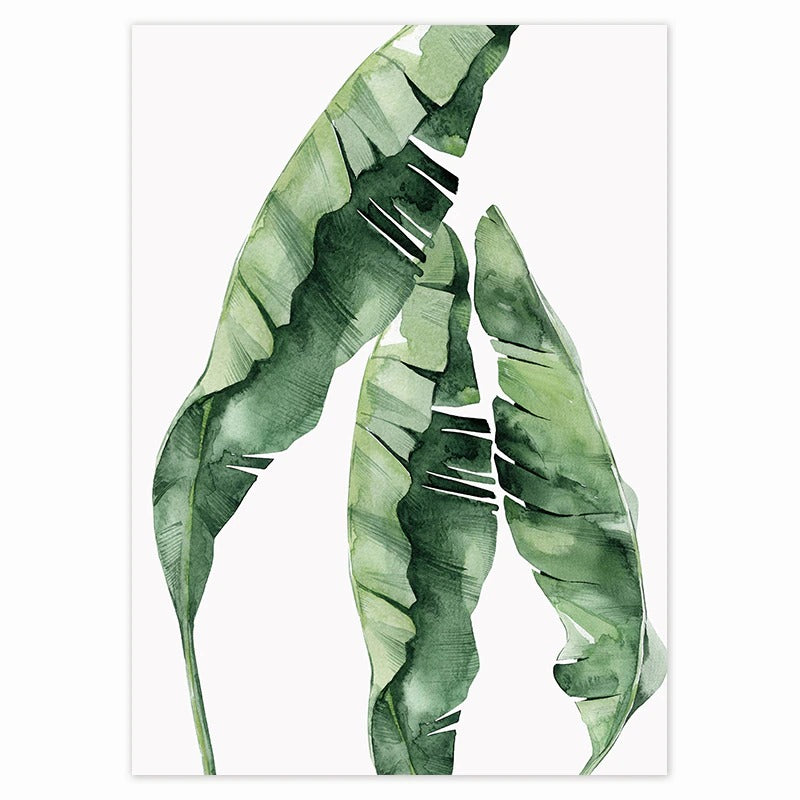 Canvas Wall Art Tropical Leaf Prints Set of 9 Unframed 7