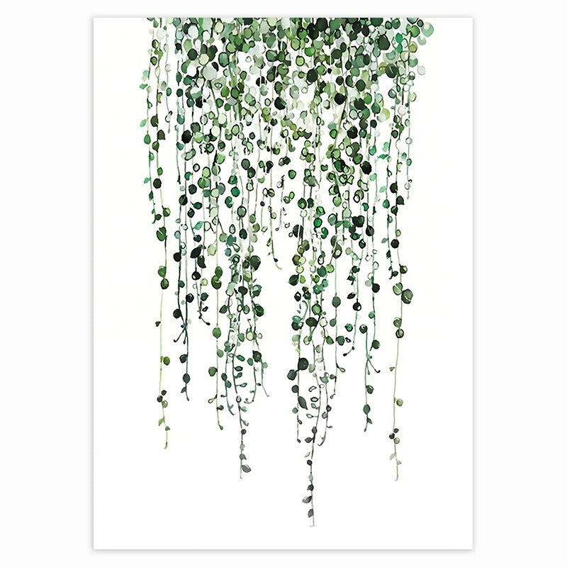 Canvas Wall Art Tropical Leaf Prints Set of 9 Unframed 8