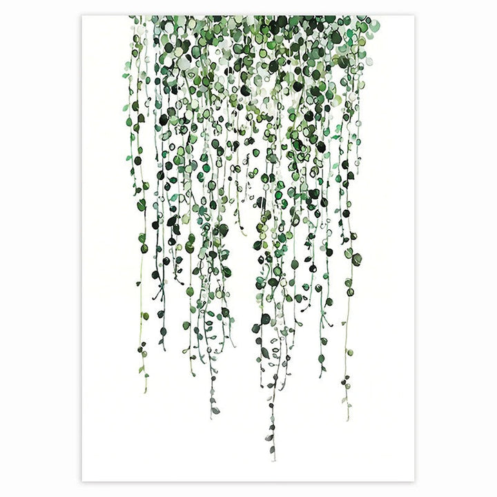 Canvas Wall Art Tropical Leaf Prints Set of 9 Unframed 8