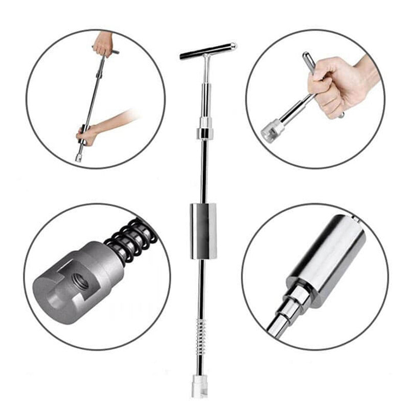 Car Dent Puller Kit T Bar with Glue Tabs 4