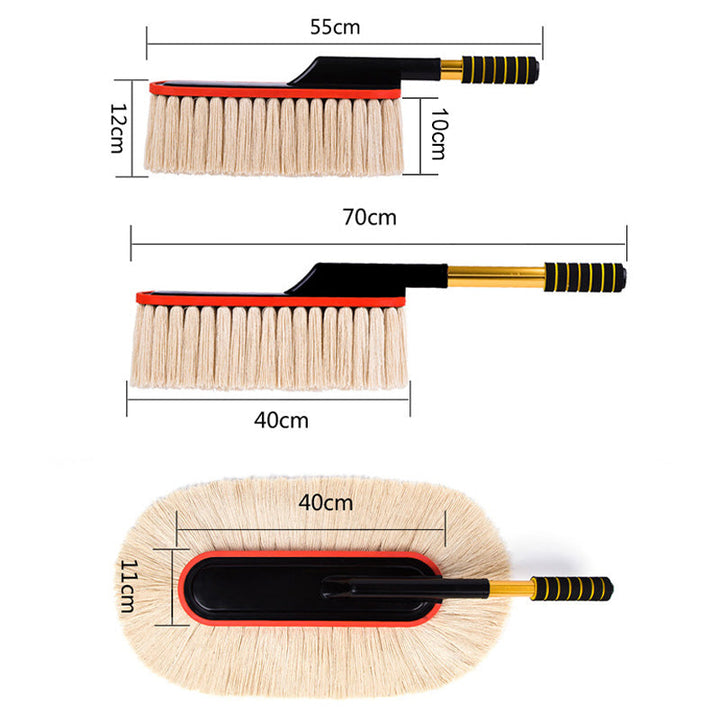 Car Duster with Telescoping Handle Wax Cotton Set of 3 1