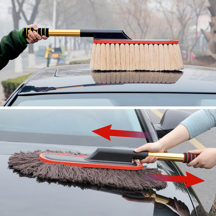 Car Duster with Telescoping Handle Wax Cotton Set of 3 3