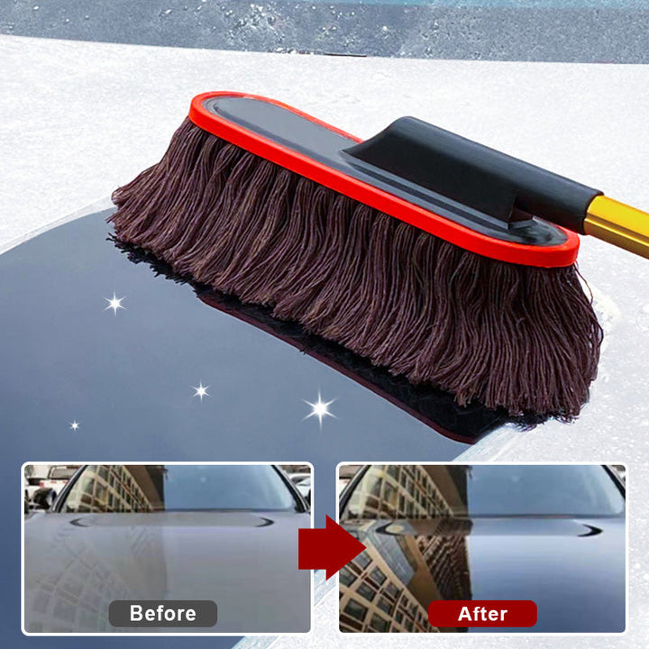 Car Duster with Telescoping Handle Wax Cotton Set of 3 Coffee 2