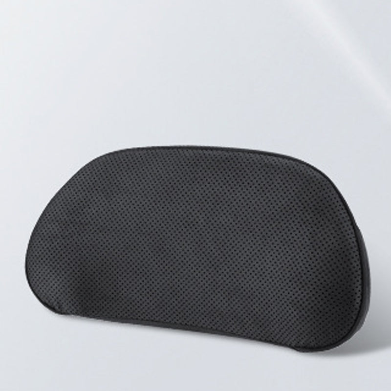 Car Headrest or Lumbar Pillow Memory Foam Suede 1