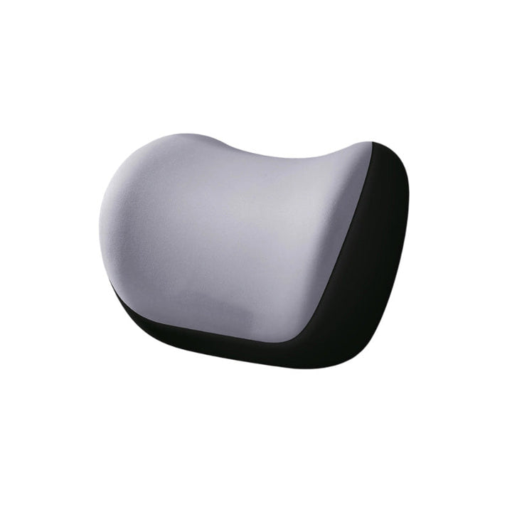Car Neck Pillow Memory Foam Faux Suede Set of 3 Gray 1