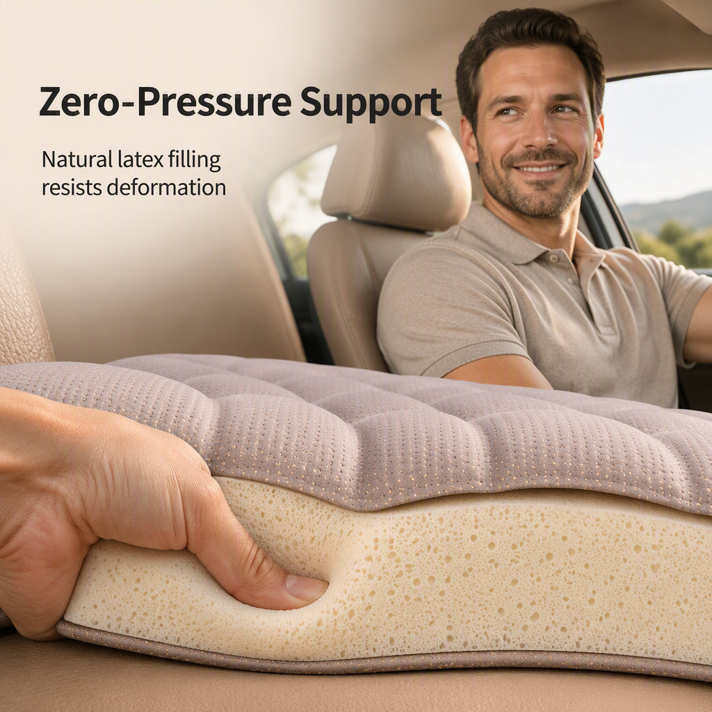 Car Seat Cushion Seaweed Fiber Front and Rear 3