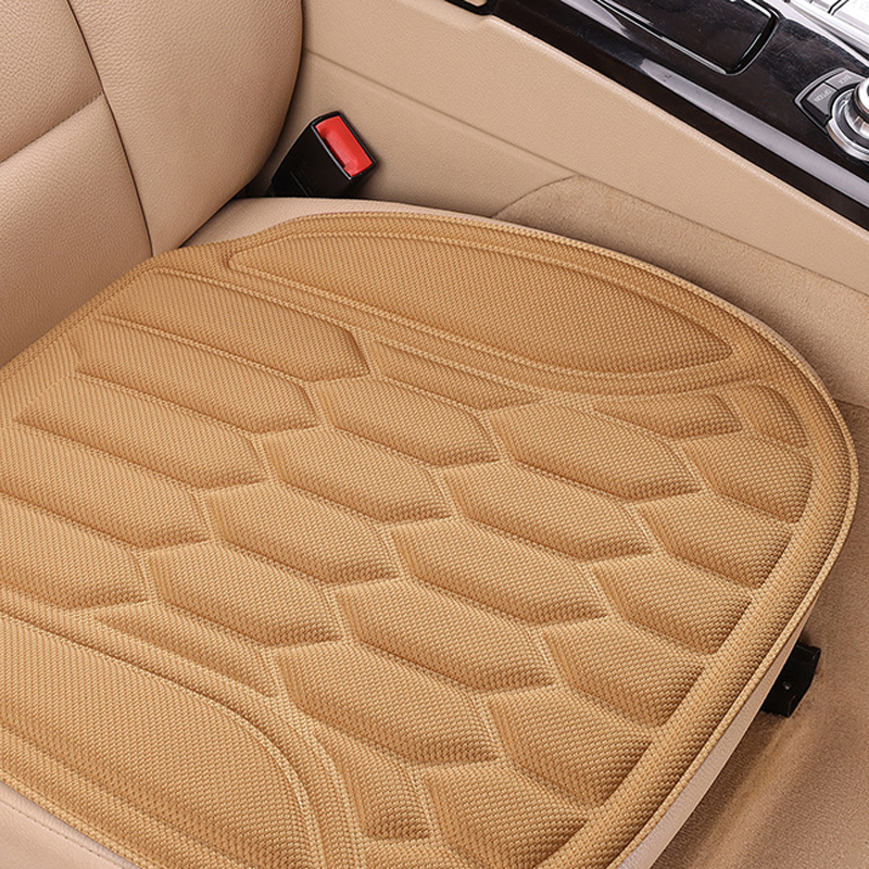 Car Seat Cushion Seaweed Fiber Front and Rear Beige 1