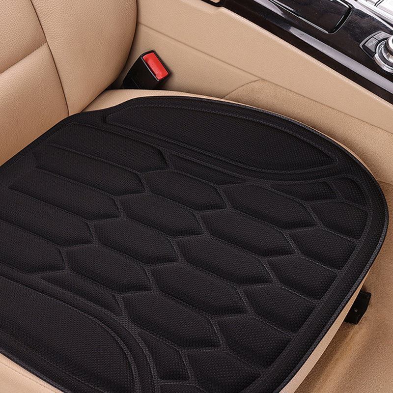 Car Seat Cushion Seaweed Fiber Front and Rear Black 1