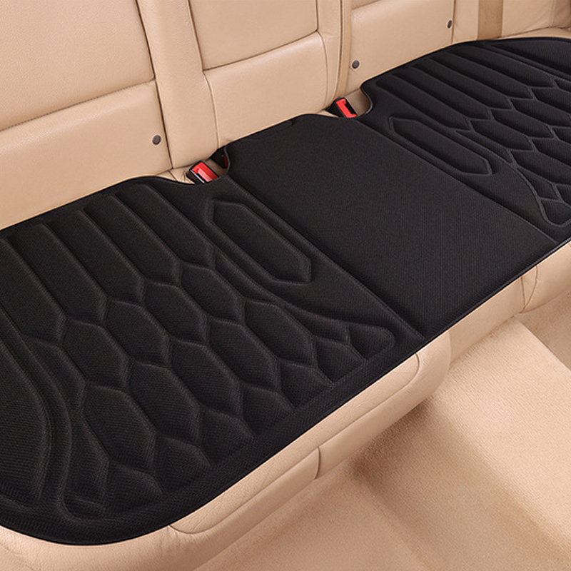 Car Seat Cushion Seaweed Fiber Front and Rear Black 2