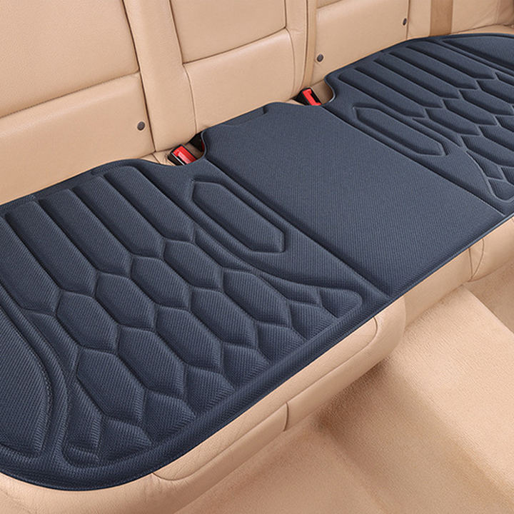 Car Seat Cushion Seaweed Fiber Front and Rear Blue 2