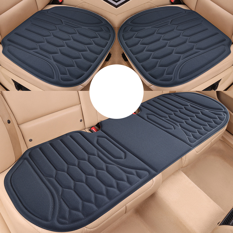 Car Seat Cushion Seaweed Fiber Front and Rear Blue 3