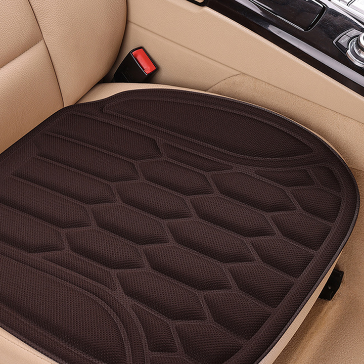 Car Seat Cushion Seaweed Fiber Front and Rear Coffee 1