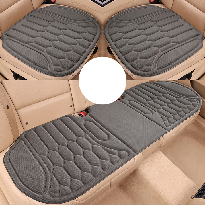 Car Seat Cushion Seaweed Fiber Front and Rear Dark Gray 3