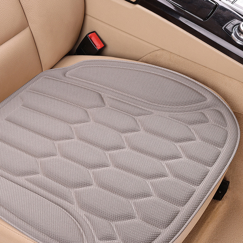 Car Seat Cushion Seaweed Fiber Front and Rear Light Gray 1