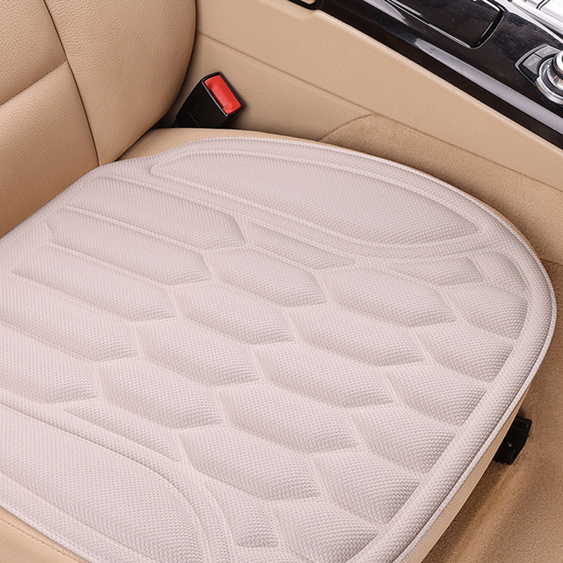 Car Seat Cushion Seaweed Fiber Front and Rear White 1
