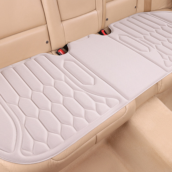 Car Seat Cushion Seaweed Fiber Front and Rear White 2