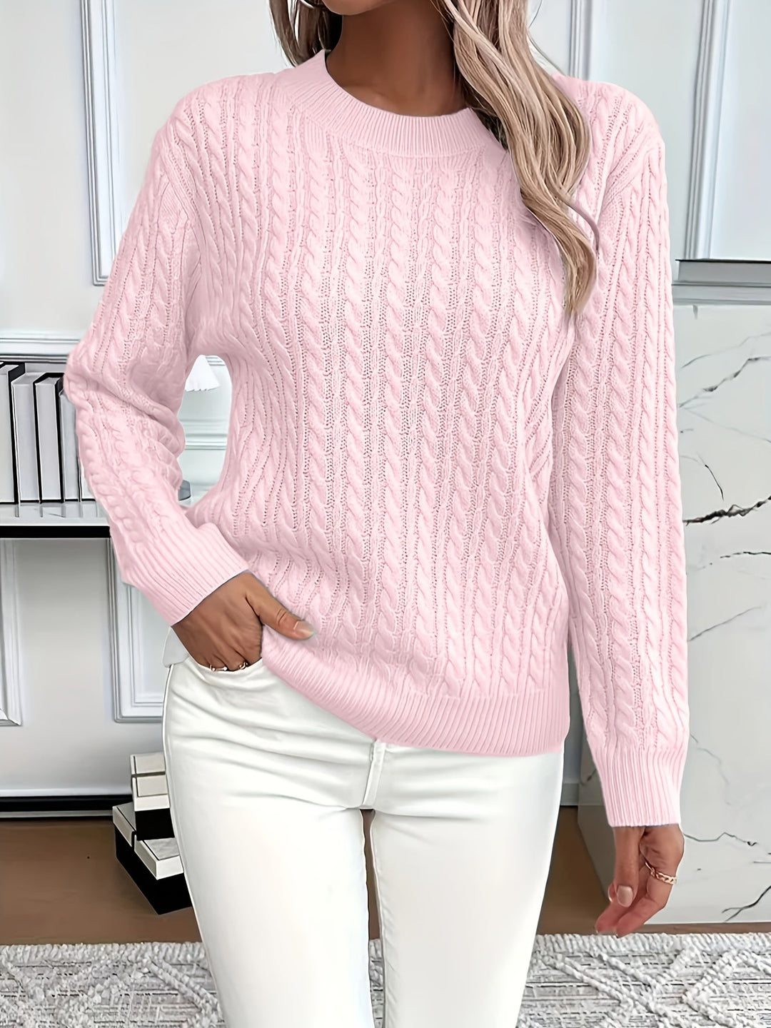 OVERSIZED ROUND-NECK PONCHO | LAID-BACK LUXURY FOR MODERN LIVING