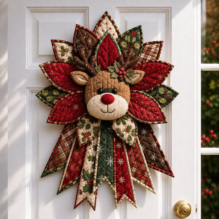 Christmas Quilted Door Hanger Sewing Kit 15.7 Inch Reindeer 1