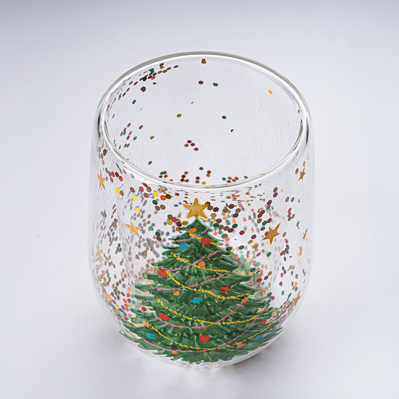 Christmas Tree Glass Tumbler 380 ml 2
