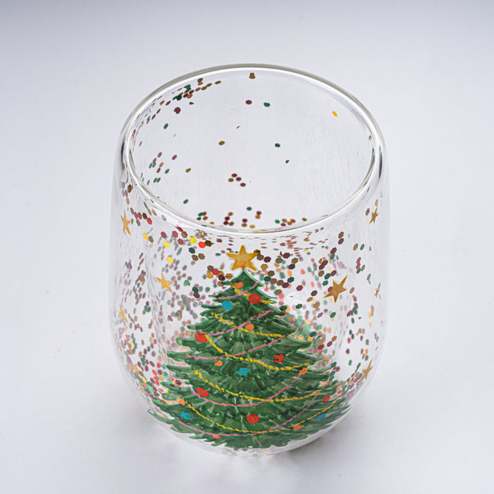Christmas Tree Glass Tumbler 380 ml 2