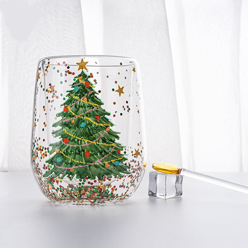 Christmas Tree Glass Tumbler 380 ml 3