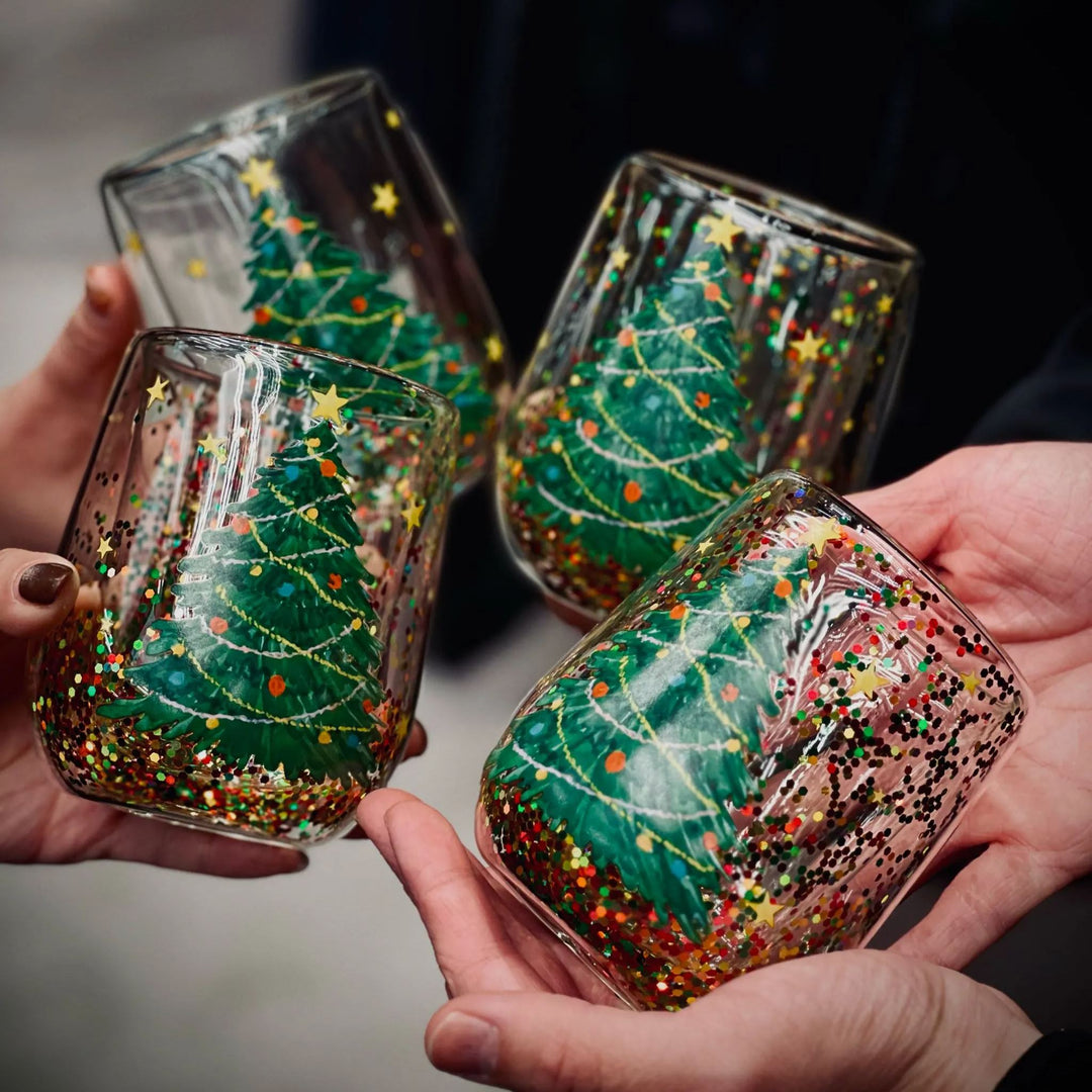 Christmas Tree Glass Tumbler 380 ml 5